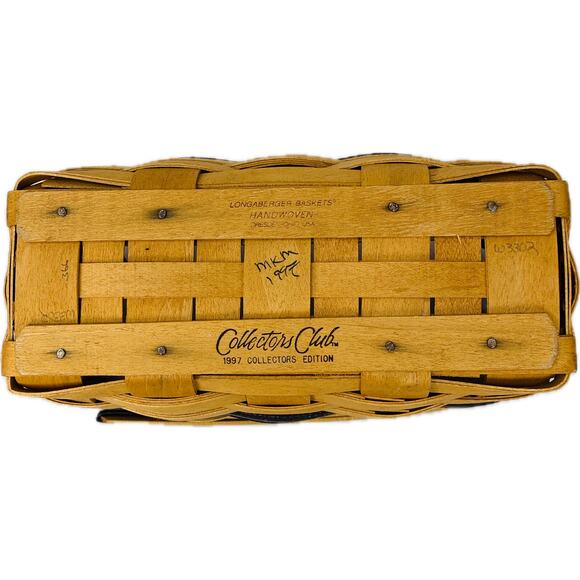 Longaberger 1997 Collectors Club RENEWAL Basket with Liner Protector Flyer - Picture 7 of 11